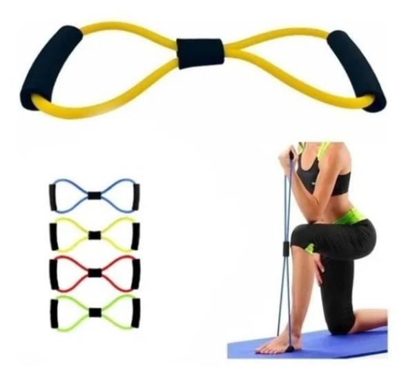 Imagem de Elástico Para Treino Yoga Multifuncional Fit Cross Elástico de Tensão Cross Tube