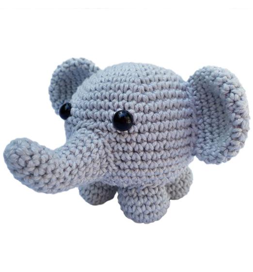 Imagem de Elefante Amigurumi Crochê - Bicho bola 