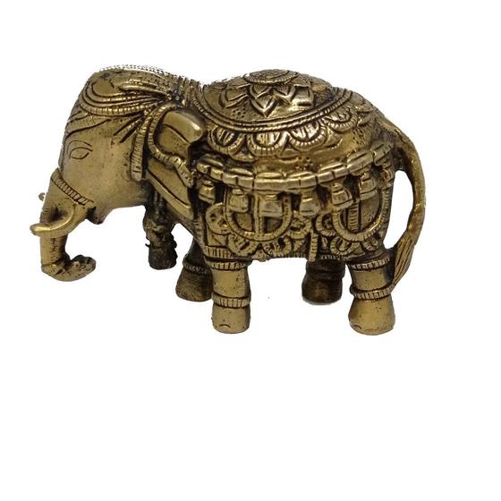 Imagem de Elefante de Bronze Decoração Indiano