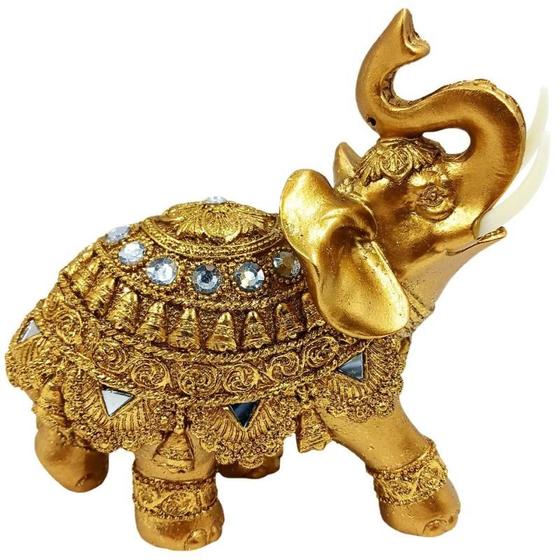 Imagem de Elefante Dourado - Símbolo da Sorte e Prosperidade