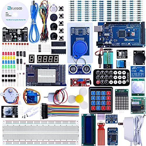 Imagem de ELEGOO Mega R3 Project O Kit Inicial Final Mais Completo w / TUTORIAL Compatível com Arduino IDE