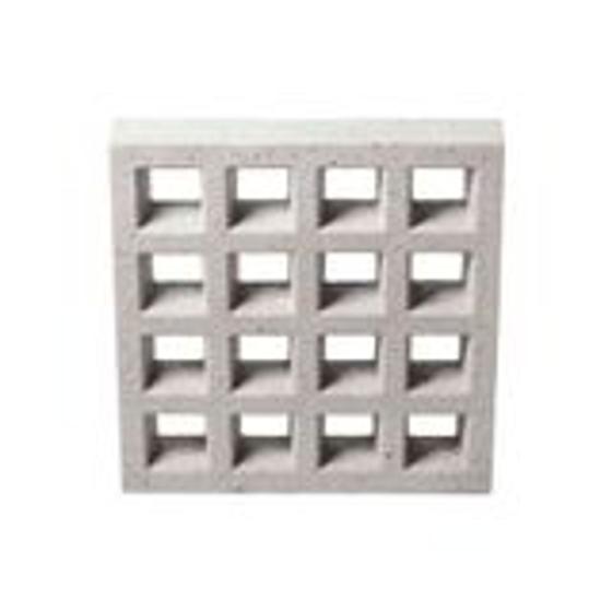 Elemento vazado cobogó de concreto 16 furos 39 x 39 x 07 cm - Csa ...
