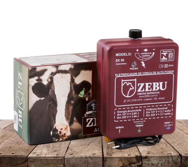 Eletrificador de Cerca Elétrica Rutal ZK50 para 3.000 Metros - Zebu - 220V Menor preço em Eletrificador de Cerca Elétrica Rutal ZK50 para 3.000 Metros - Zebu - 220V
