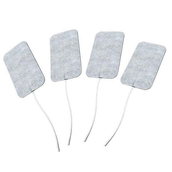 Imagem de Eletrodo Adesivo Flexível Fisioterapia Com 4 Unidades Retangular 3 x 5cm Carci