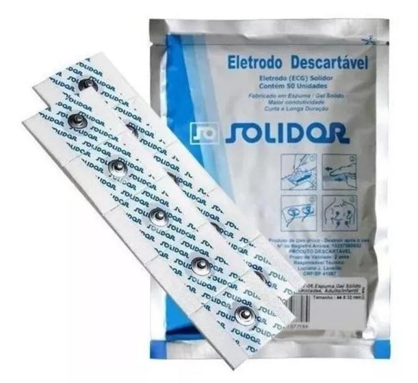 Imagem de Eletrodo Ecg Adul/infantil Caixa Com 500 Unidades - Solidor