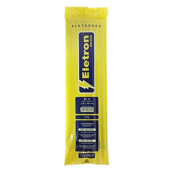Imagem de Eletrodo Solda Eletron E6013 AWS A5.1 2.50mm 10kg