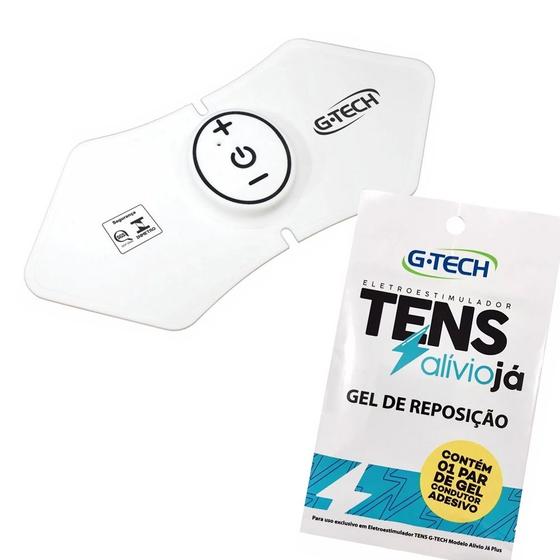 Imagem de Eletroestimulador Combate a Dor Muscular com Refil Tens 5 Modos G-Tech