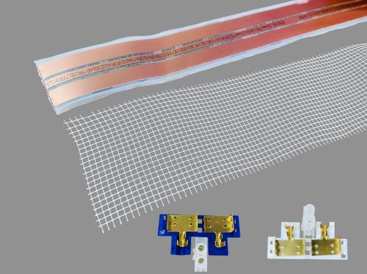 Imagem de ELETROFITA 3 vias 20A com malha + conectores equiv 2,5mm