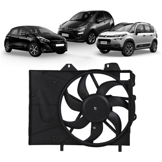 Imagem de Eletroventilador Aircross C3 C4 Cactus Peugeot 2008 1253H0