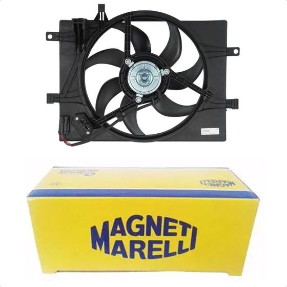 Imagem de Eletroventilador Fiat Palio Strada Siena 2007 Ate 2013 Com ar Com Defletor Magneti Marelli