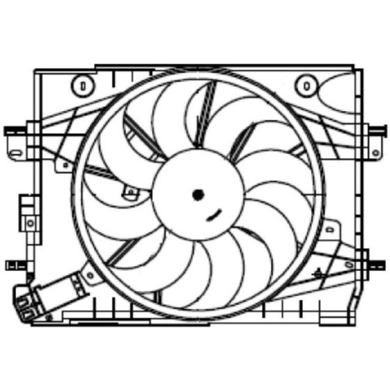 Imagem de Eletroventilador Renault Duster 2015 a 2024