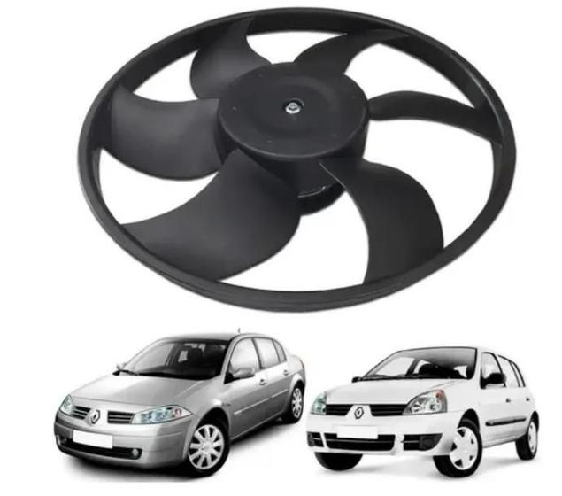 Imagem de Eletroventilador Ventoinha Renault Kango Clio Megane Com Ar