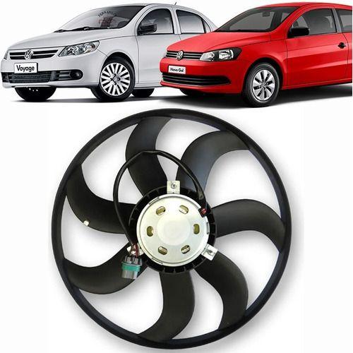 Eletroventilador Ventoinha Vw Gol saveiro voyage G5 g6 Com Ar ...