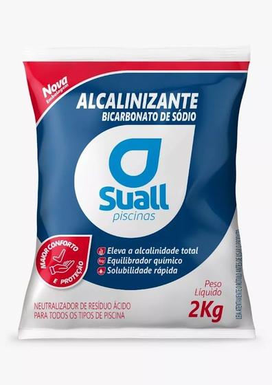 Imagem de Elevador de alcalinidade suall - pacote 2kg - bicarbonato de sódio