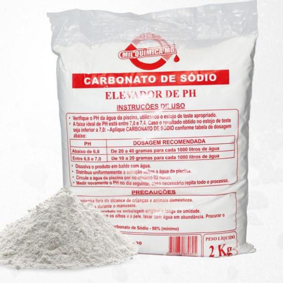 Imagem de Elevador de PH - Carbonato de Sódio 2KG - Mil Química