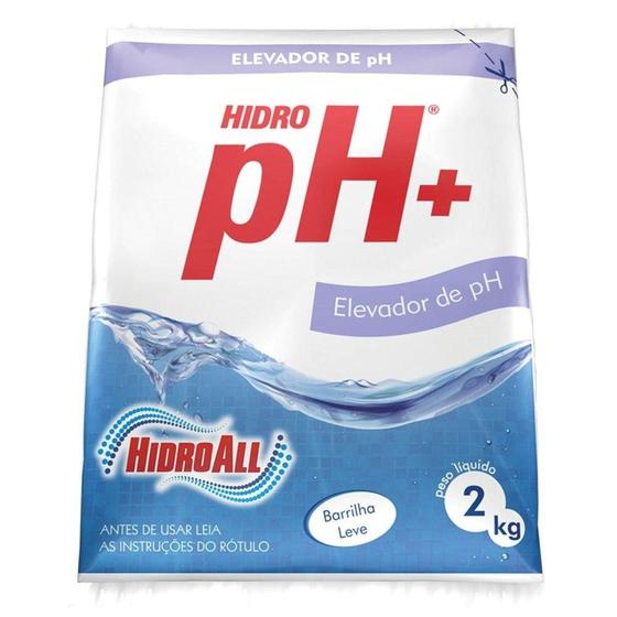 Imagem de Elevador de pH para Piscinas Hidro pH+  2 Kg - Hidroall