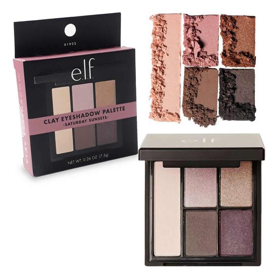 Elf Paleta De Sombras Saturday Sunsets Clay Eyeshadow E.l.f Paleta de