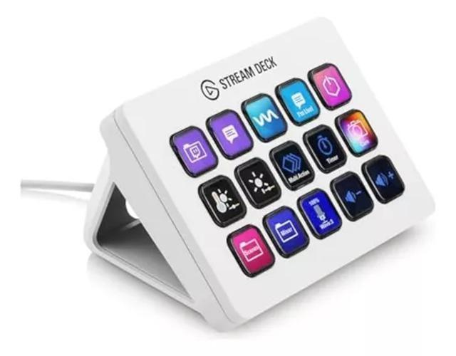 Imagem de Elgato Stream Deck Mk.2 White 15 Teclas Lcd Programáveis