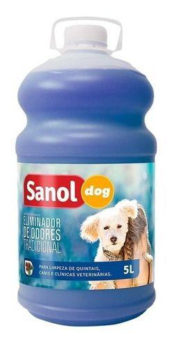 Imagem de Eliminador De Odores Desinfetante 5l Sanol Pet Gato Cachorro