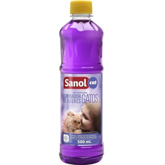 Imagem de Eliminador De Odores Sanol Cat 500ml