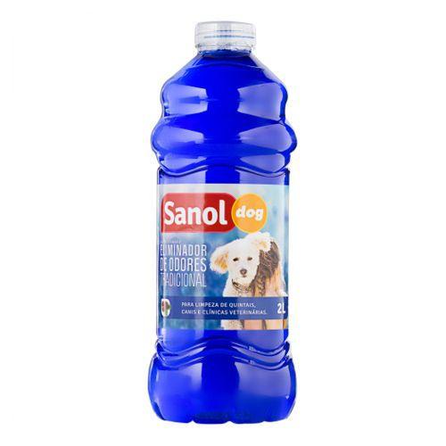 Imagem de Eliminador de Odores Tradicional Sanol Dog para Cães e Gatos 2l