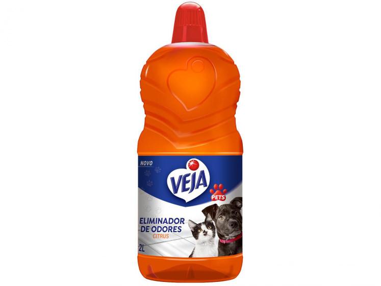 Eliminador de Odores Veja Pets Perfumado Citrus 2L Menor preço em Eliminador de Odores Veja Pets Perfumado Citrus 2L