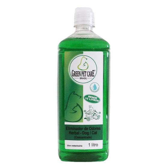 Imagem de Eliminadores de Odores Green Pet Care Concentrado Herbal - 1 Litro