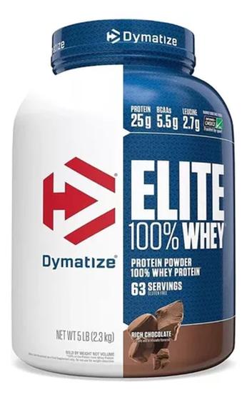 Imagem de Elite whey 100% Dymatize 5 lbs (2,3kg) Rich chocolate
