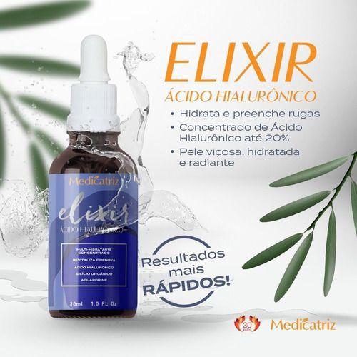 Imagem de Elixir Acido Hialuronico Rugas Hidratação Medicatriz Full