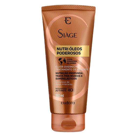 Imagem de Elixir Capilar Tratamento Overnight Siàge Nutri Óleos Poderosos 150ml