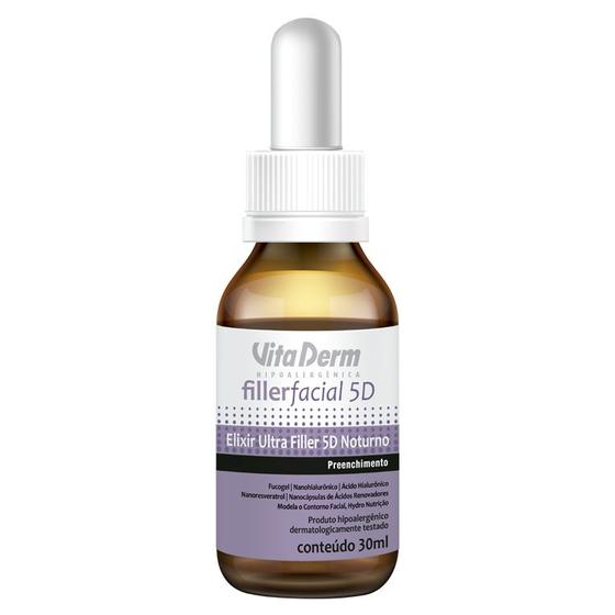 Imagem de Elixir Ultra Filler Facial 5D Noturno Vita Derm 30ml