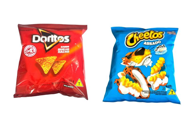 Imagem de Elma Chips Doritos + Cheetos Requeijão Caixa 20un Total