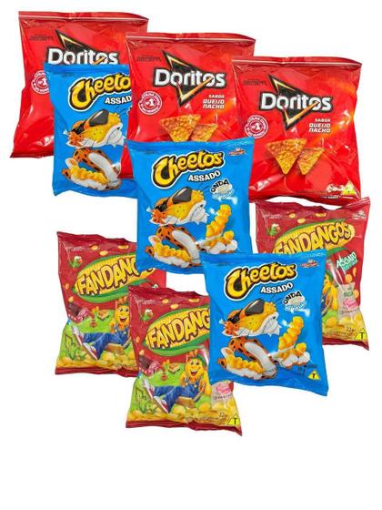 Imagem de Elma Chips Doritos +Fandangos+ Cheetos Caixa Com 30Un Total