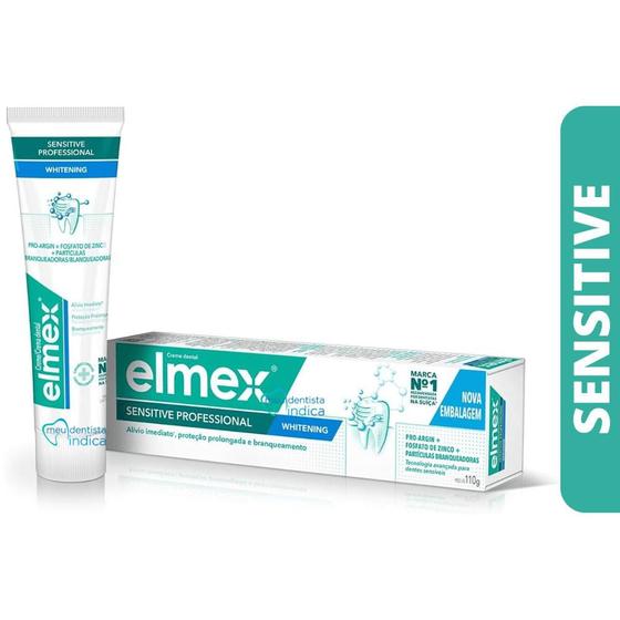 Imagem de Elmex Sensitive Professional Whitening  Creme Dental  110g