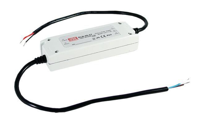 Imagem de ELN-30 Driver de LED 30W Alta Eficiência Energética MeanWell