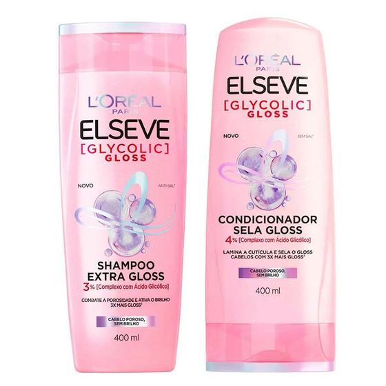 Imagem de Elseve Glycolic Gloss Kit  Shampoo + Condicionador