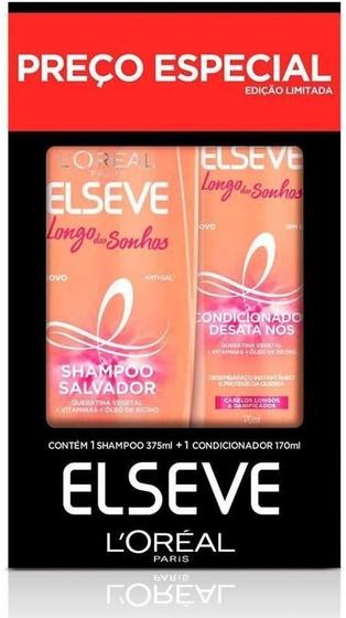 Imagem de Elseve Longo dos Sonhos Shampoo 375ml + Condicionador 170ml