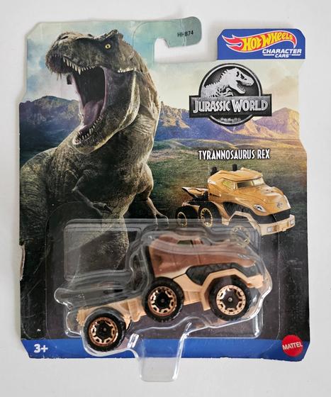 Imagem de *Embalagem danificada* Hot Wheels Characters Cars Jurassic World Dominion -  Tyrannosaurus Rex