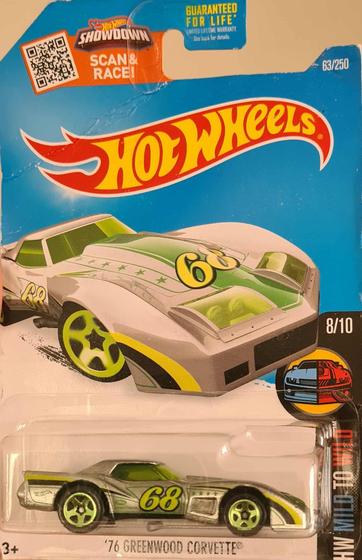 Imagem de *Embalagem danificada* Hot Wheels Mild to Wild - '76 Greenwood Corvette (ZAMAC)