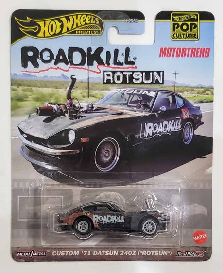 Imagem de *Embalagem danificada* Hot Wheels Pop Culture Roadkill Rotsun - Custom '71 Datsun 240Z