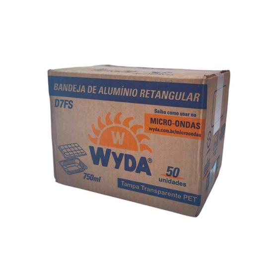 Imagem de Embalagem de Alumínio Wyda 750ml D7FS Tampa Pet c/50 un