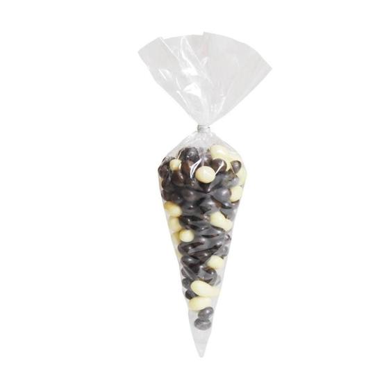 Imagem de Embalagem de Cone de Chocolate Cor Incolor 14x23cm 50un