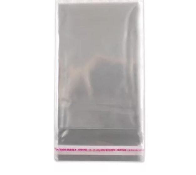 Imagem de Embalagem de plástico saco sem furo (7*7+3cm) - 100 unidades