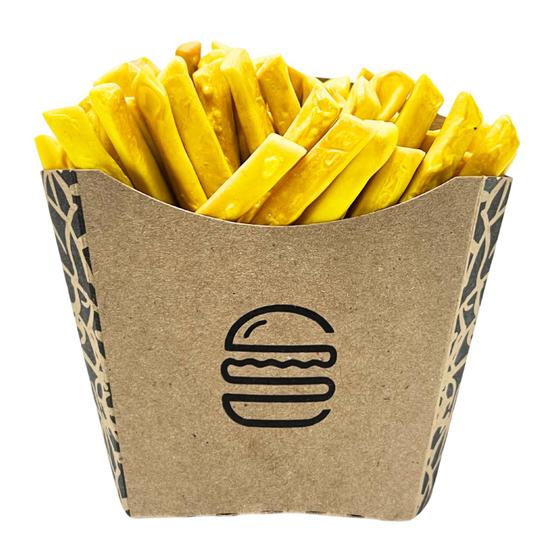 Imagem de Embalagem Kraft Batata Frita 120 gramas Burger - 100 Unidades