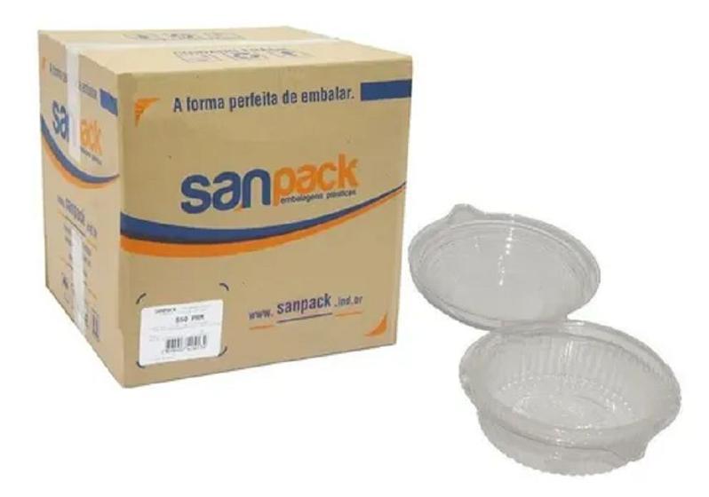 Imagem de Embalagem Mini Doce Redondo Pequeno Sanpack 300 Unidades