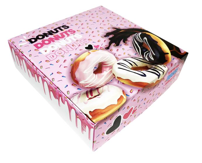Imagem de Embalagem para donuts - tam.m - pacote com 50 unidades.