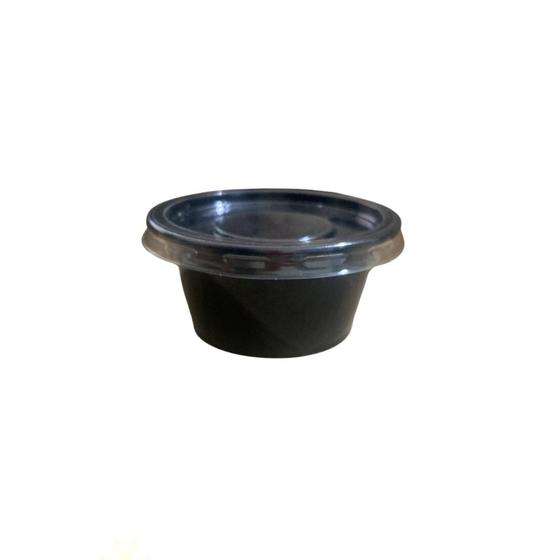 Imagem de Embalagem para Molho com Tampa Preto 30ml F695 Fibraform c/100un