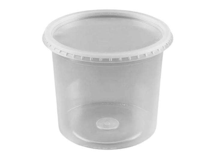 Imagem de Embalagem Pote Redondo com tampa de 1.000ml G315 Cristal com 20 unidades
