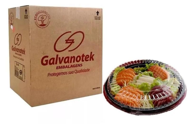 Imagem de Embalagem Pudim- Sobremesas Galvanotek 1Kg Preta G-30M C/100