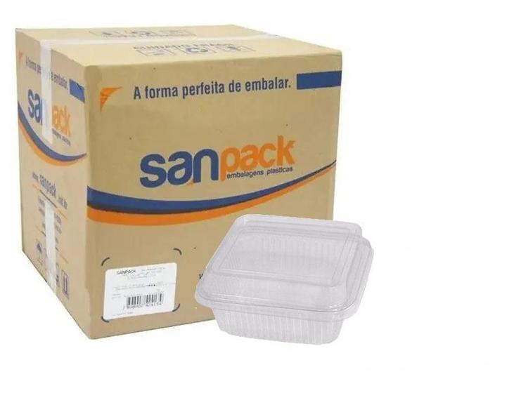 Imagem de Embalagem Quadrado Para Doce Pequeno Sanpack S-641 C/600 2Cx